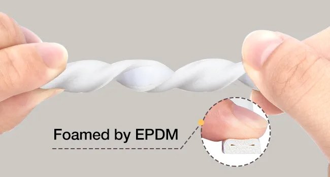 EPDM foam rubber seal strips