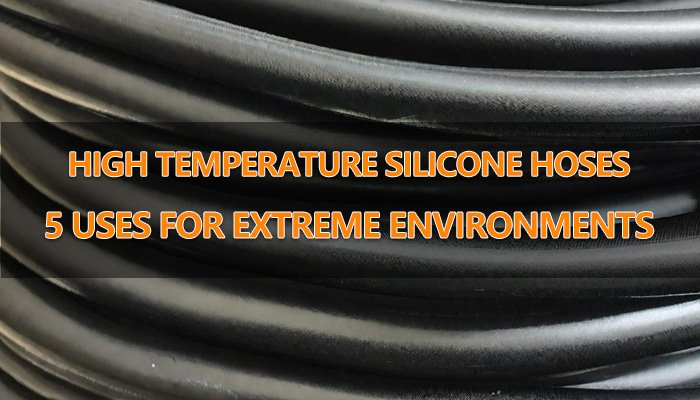 High temperature silicone hoses
